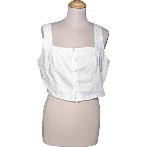 Vêtements Femme Débardeurs / T-shirts Sweat-shirt sans manche Pimkie débardeur  42 - T4 - L/XL Blanc Blanc