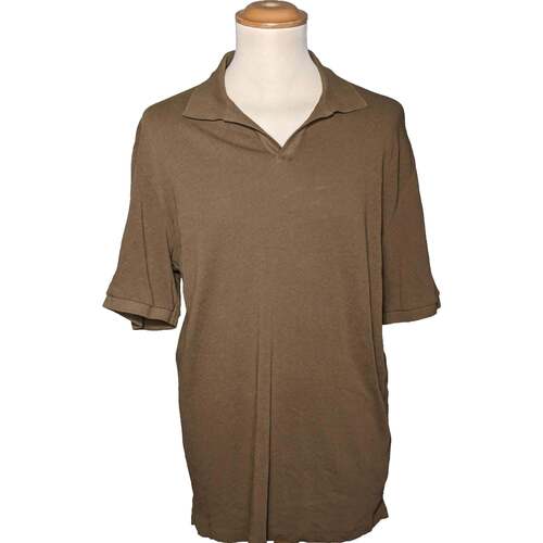 Vêtements Homme LARDINI linen Waffle-Knit polo shirt Braun Marc O'Polo 42 - T4 - L/XL Marron