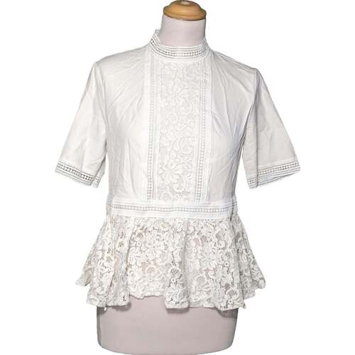 Vêtements Femme T-shirts & Polos Zara top manches courtes  36 - T1 - S Beige Beige