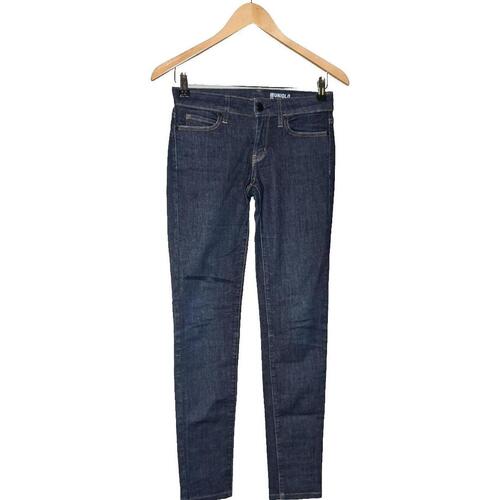 Vêtements Femme Jeans Uniqlo jean slim femme  34 - T0 - XS Bleu Bleu
