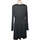 Vêtements Femme Robes courtes Jacqueline Riu 44 - T5 - Xl/XXL Noir