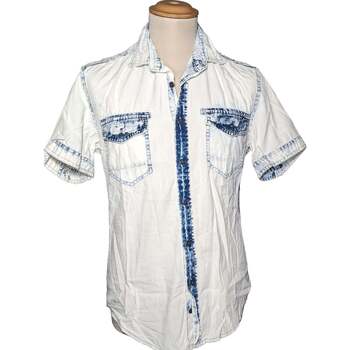 Vêtements Homme Chemises manches longues Zara 38 - T2 - M Blanc