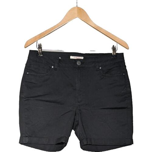 Vêtements Femme Shorts / Bermudas Camaieu short  42 - T4 - L/XL Noir Noir