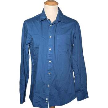 Vêtements Homme Chemises manches longues Celio 38 - T2 - M Bleu