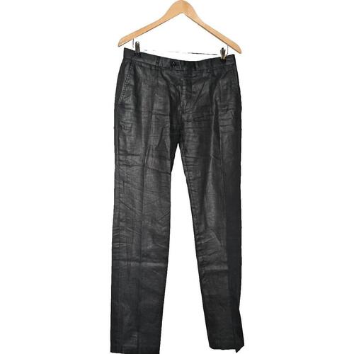 Vêtements Homme Pantalons Devred pantalon slim homme  40 - T3 - L Noir Noir
