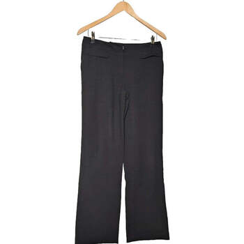 Vêtements Femme Pantalons Etam pantalon droit femme  36 - T1 - S Noir Noir