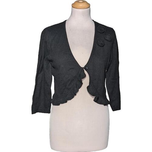 Vêtements Femme Dickies Langärmliges Shirt mit kurzem Schnitt und D-Logo in Weiß Armand Thiery gilet femme  40 - T3 - L Noir Noir