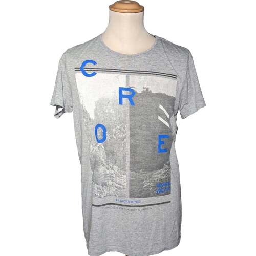Vêtements Homme T-shirts & Polos Jack & Jones 38 - T2 - M Gris