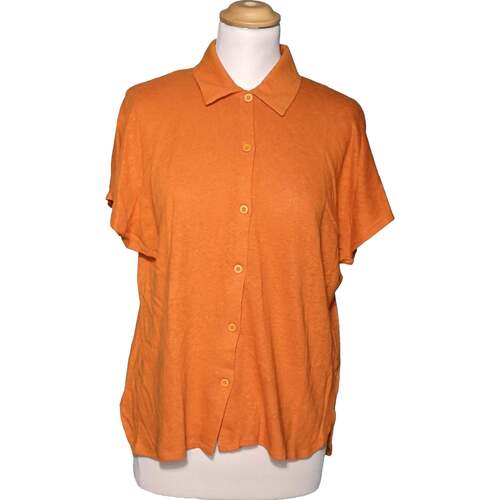 Vêtements Femme Chemises / Chemisiers Monoprix chemise  36 - T1 - S Orange Orange