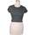 Vêtements Femme T-shirts & Polos Pull And Bear 36 - T1 - S Gris