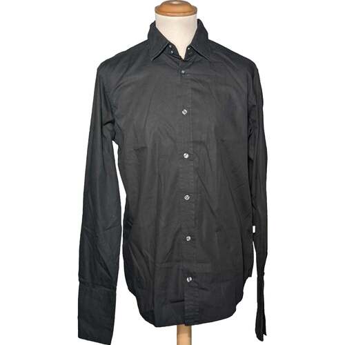 Vêtements Homme Chemises manches longues Mexx 40 - T3 - L Noir