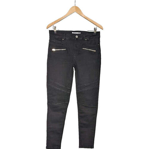 Vêtements Femme Jeans Zara jean slim femme  40 - T3 - L Noir Noir