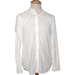 Vêtements Homme Chemises manches longues Zara 38 - T2 - M Blanc