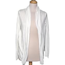 Vêtements Femme Gilets / Cardigans Lee Cooper gilet femme  38 - T2 - M Blanc Blanc