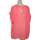 Vêtements Femme Tops / Blouses Marks & Spencer blouse  50 - XXXXL Rose Rose
