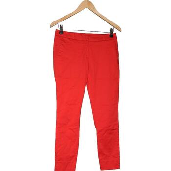 Vêtements Femme Pantalons Etam pantalon slim femme  36 - T1 - S Rouge Rouge