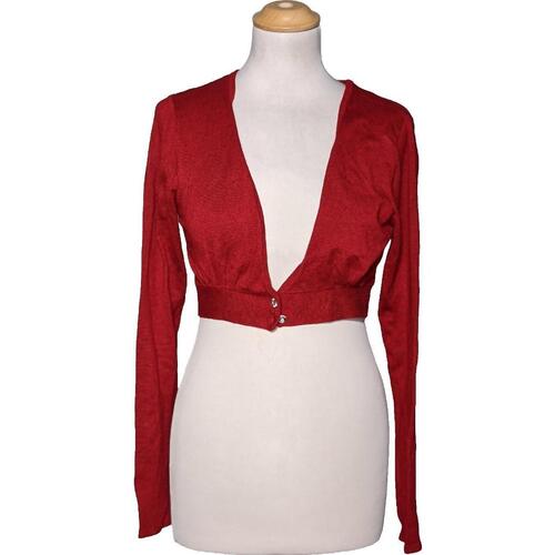 Vêtements Femme Décorations de noël Camaieu gilet femme  38 - T2 - M Rouge Rouge