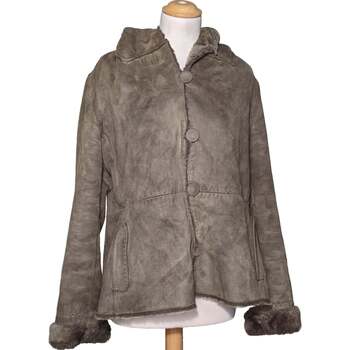 manteau caroll  manteau femme  44 - t5 - xl/xxl marron 