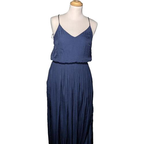 Vêtements Femme Robes longues Naf Naf robe longue  34 - T0 - XS Bleu Bleu