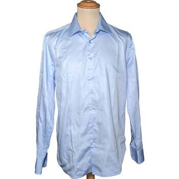 Vêtements Homme Chemises manches longues Izac 42 - T4 - L/XL Bleu