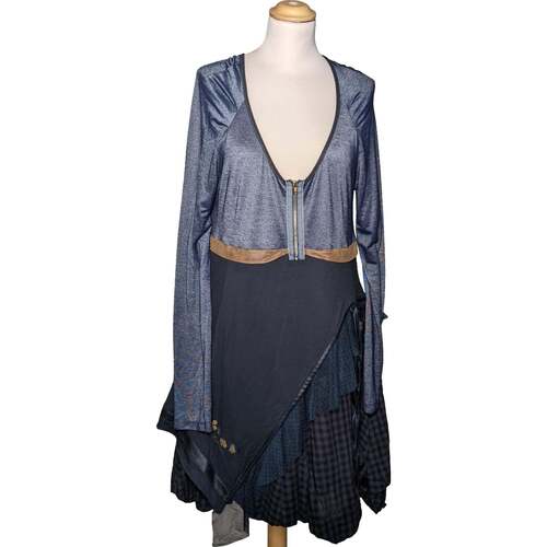 Vêtements Femme Robes courtes Lmv robe courte  44 - T5 - Xl/XXL Bleu Bleu