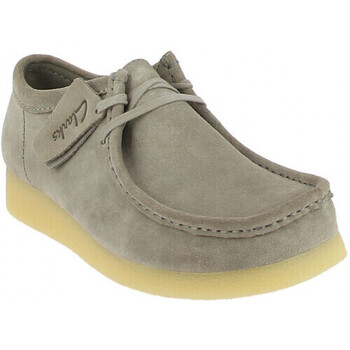Chaussures Homme Baskets mode Clarks wallabee evo Gris/Argent