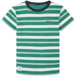 Vêtements Garçon T-shirts & Polos Pepe jeans  Vert