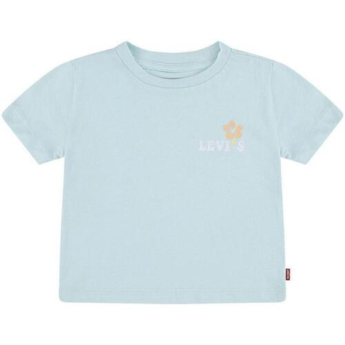 Vêtements Fille T-shirts & Polos Levi's  Bleu