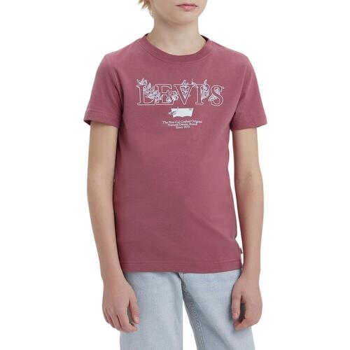 Vêtements Garçon T-shirts manches courtes Levi's  Rouge
