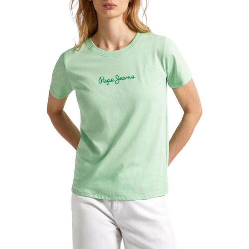 Vêtements Femme T-shirts & Polos Pepe jeans  Vert