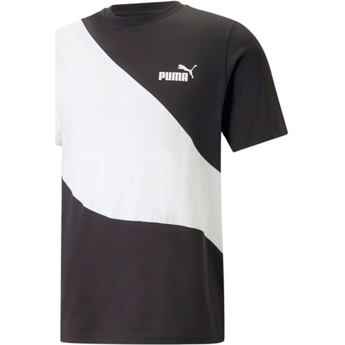 Vêtements Homme T-shirts manches courtes Puma POWER Cat Tee Noir