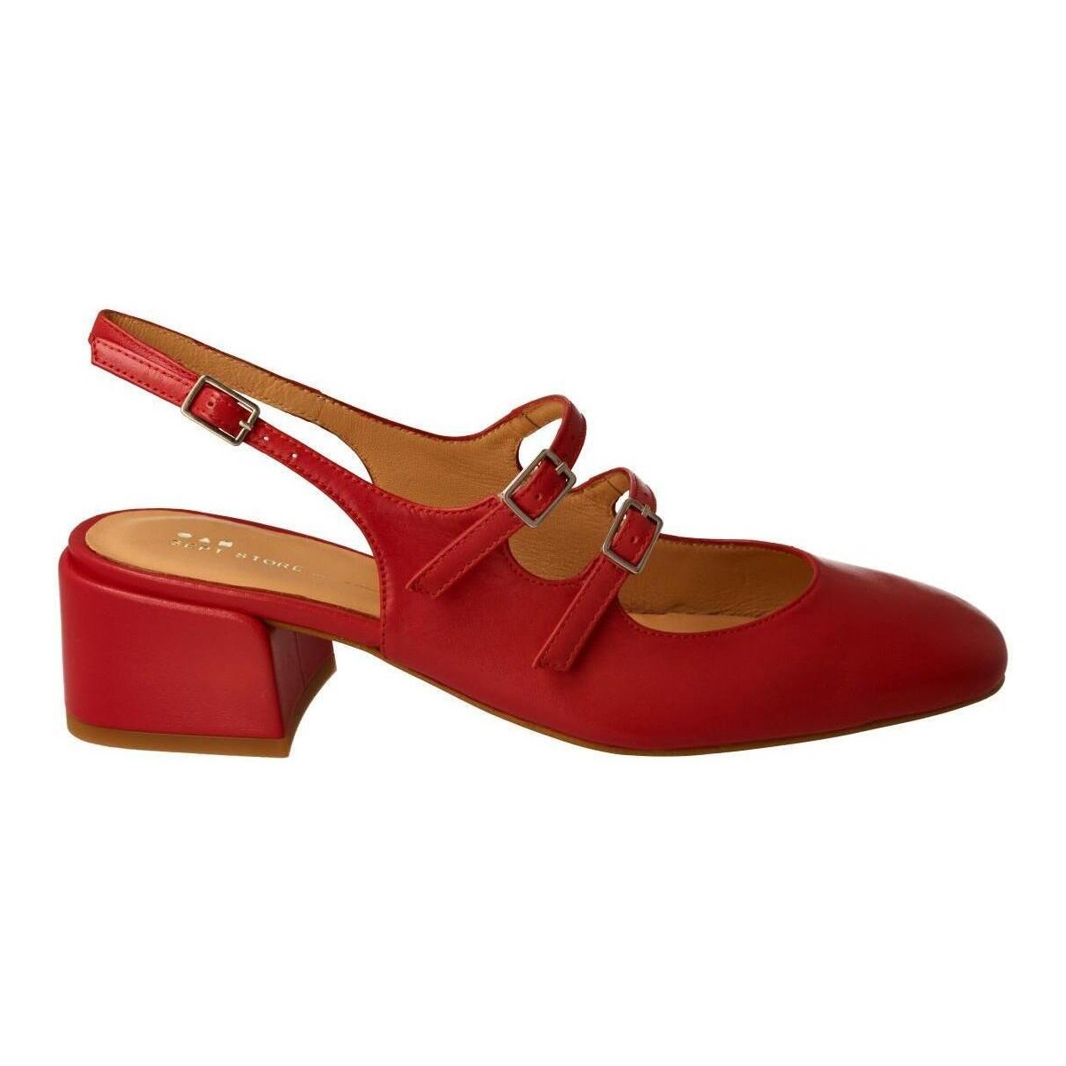 Chaussures Femme Derbies & Richelieu Sept Store  Rouge