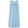 Vêtements Femme Pyjamas / Chemises de nuit Daxon by  - Chemise de nuit larges bretelles Bleu