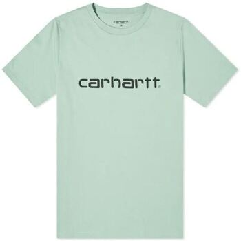 Vêtements Homme Livraison gratuite* et Retour offert Carhartt T-SHIRT Homme bleu wip script Gris