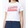 Vêtements Femme T-shirts & Polos Kenzo T-SHIRT Sportswear Femme blanc logo rouge Rouge