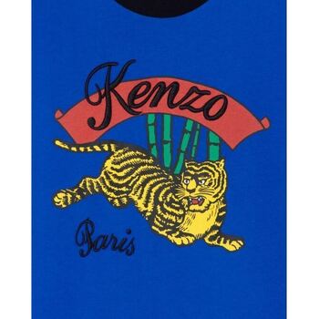 Kenzo T-SHIRT Homme Bamboo Tiger bleu Bleu