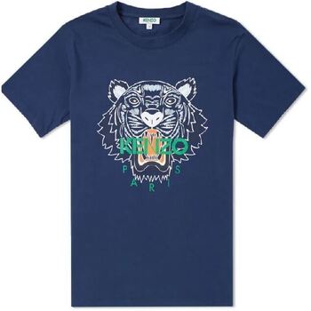 Vêtements Homme T-shirts manches courtes Kenzo T-SHIRT Homme Tigre  Marine Bleu