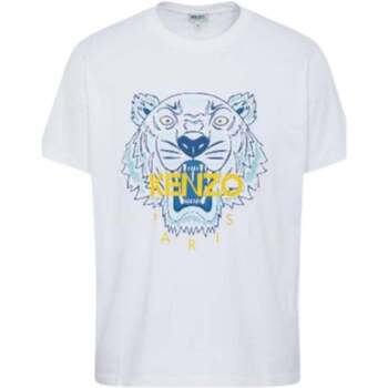Vêtements Homme Gilets / Cardigans Kenzo T-SHIRT Homme Tigre Blanc Blanc