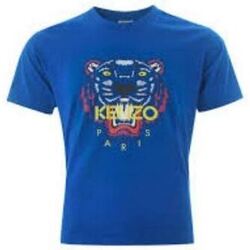 Vêtements Homme T-shirts & Polos Kenzo T-SHIRT Homme Tigre bleu Bleu