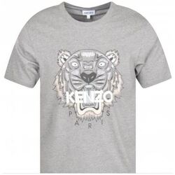 Vêtements Homme T-shirts & Polos Kenzo T-SHIRT Homme Tigre Gris Gris