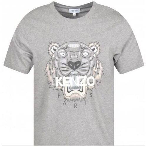 Vêtements tee-shirt T-shirts & Polos Kenzo T-SHIRT tee-shirt Tigre Gris Gris