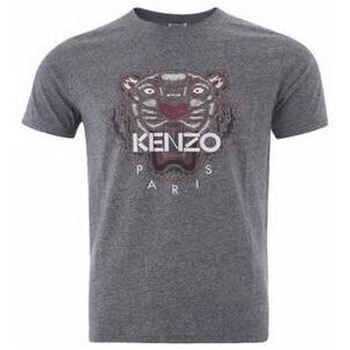 Vêtements Homme T-shirts & Polos Kenzo T-SHIRT Homme Tigre Gris fonce Gris