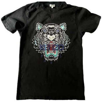 Vêtements Homme Burberry monogram print polo shirt Kenzo T-SHIRT Homme tigre noir Noir