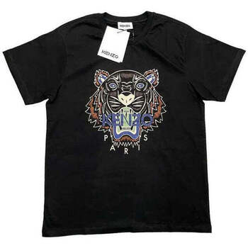 Vêtements Homme T-shirts & Polos Kenzo T-SHIRT Homme tigre noir Noir