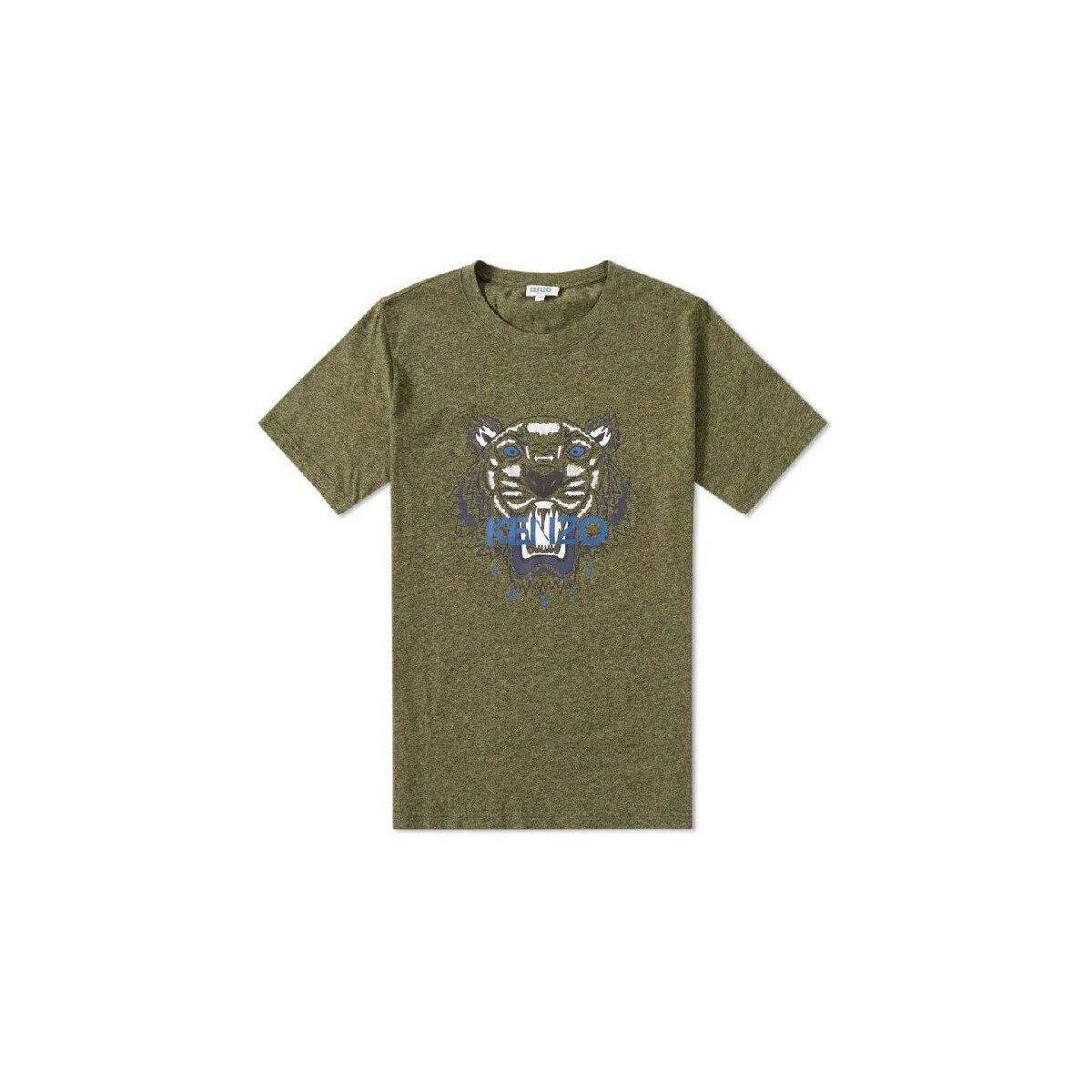 Vêtements Homme T-shirts & Polos Kenzo T-SHIRT Homme Tigre vert kaki Vert