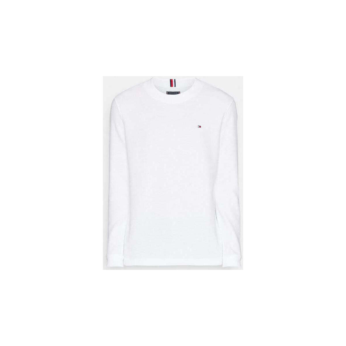 Vêtements Enfant T-shirts & Polos Tommy Hilfiger T-SHIRT Enfant Garçon Basic Crew Blanc