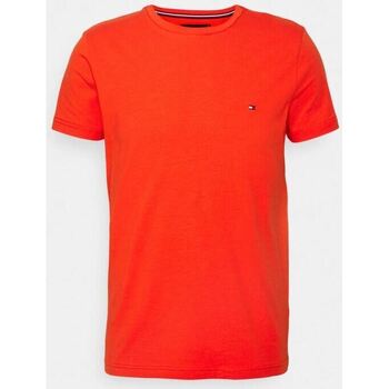 Vêtements Homme T-shirts & Polos Tommy Jeans TOMMY HILFIGER T-SHIRT Homme original Orange Deep Orange