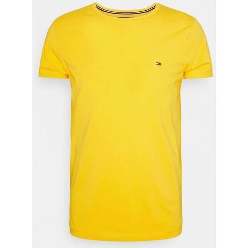 Vêtements Homme Dotted Collared Polo Shirt Tommy Jeans TOMMY HILFIGER T-SHIRT Homme original Vivid jaune Jaune