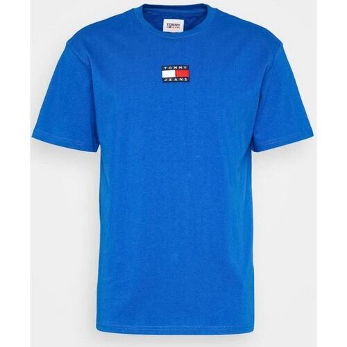 Vêtements Homme T-shirts & Polos Tommy Jeans T-SHIRT Homme Badge Bleu Bleu