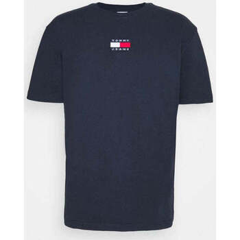 Vêtements Homme T-shirts & Polos Tommy Jeans T-SHIRT Homme Badge Marine Bleu